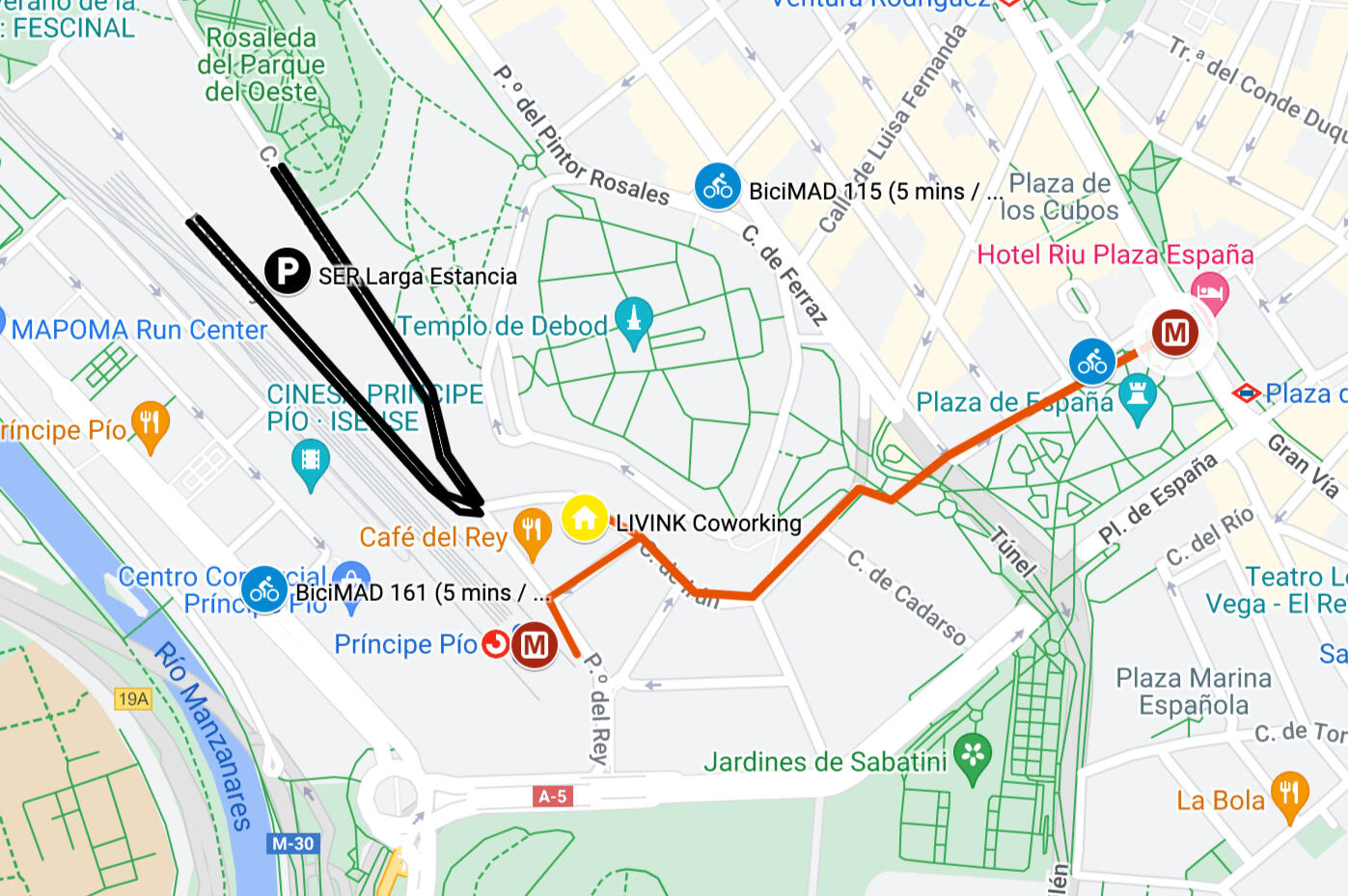 Localización de LIVINK Coworing